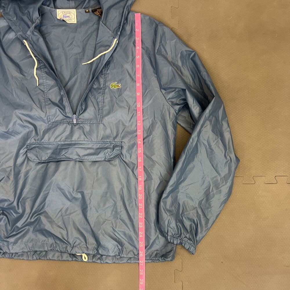Vintage Lacoste Izod Pullover Fanny Pack Windbreaker Jacket sz M quarter zip FS - Picture 10 of 12
